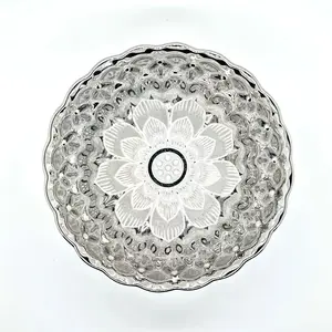 Silver Lotus Embossed Ceramic Jian Zhan Tea Cup - Elegant Ceramic Material with Unique Embossed Design for Everyday & Special Occasions