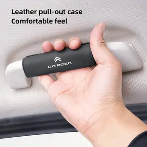 Car Interior Handle Protection Cover Roof Pull Gloves For Citroen C4 C3 C5 C5X e-C4 X e-C3 C-Elysee Berlingo C1 C6 C2 C-Crosser