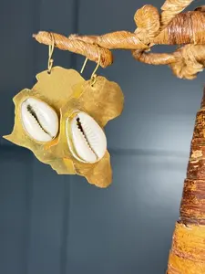 Kitenge Spiral Brass Drops