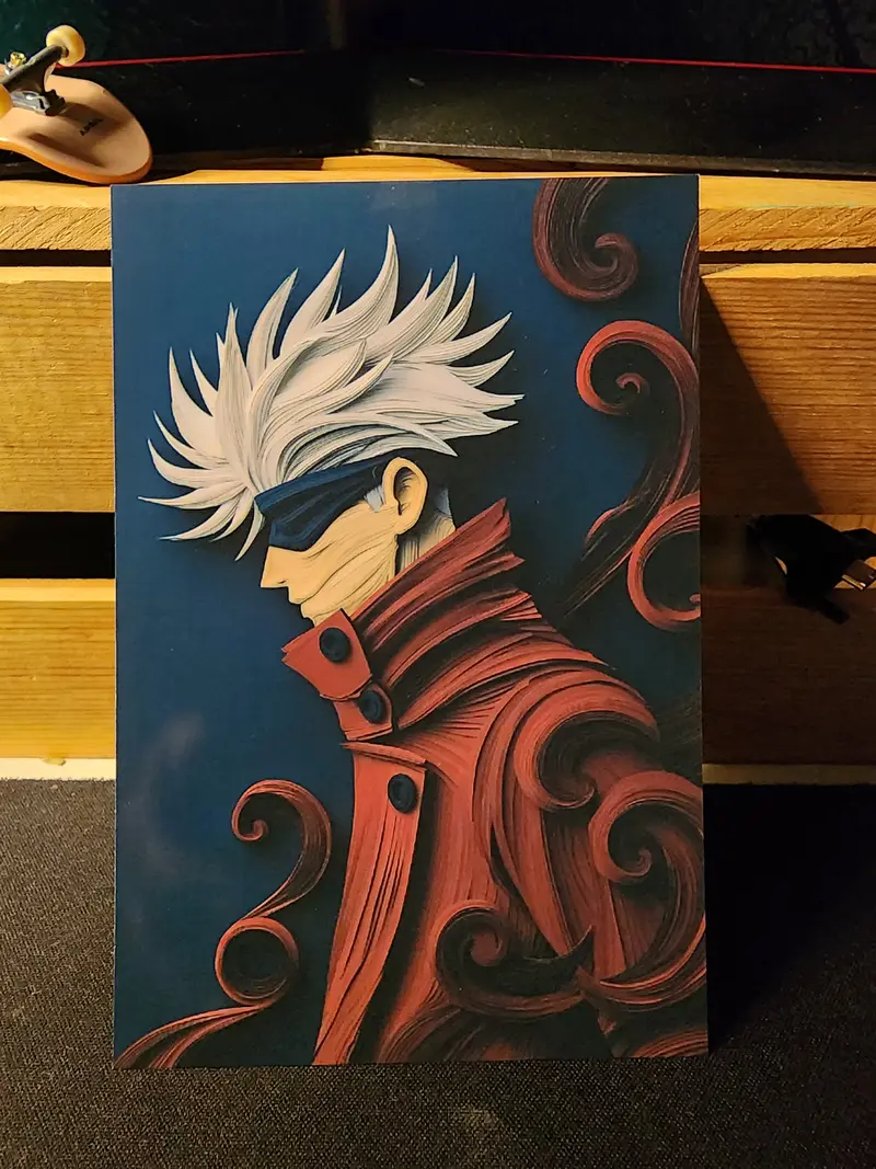 Mini Anime Poster 4x6 Inches for Anime Fans and Collectors Ideal Display or Collectible Item Perfect for Enthusiasts and Collectors