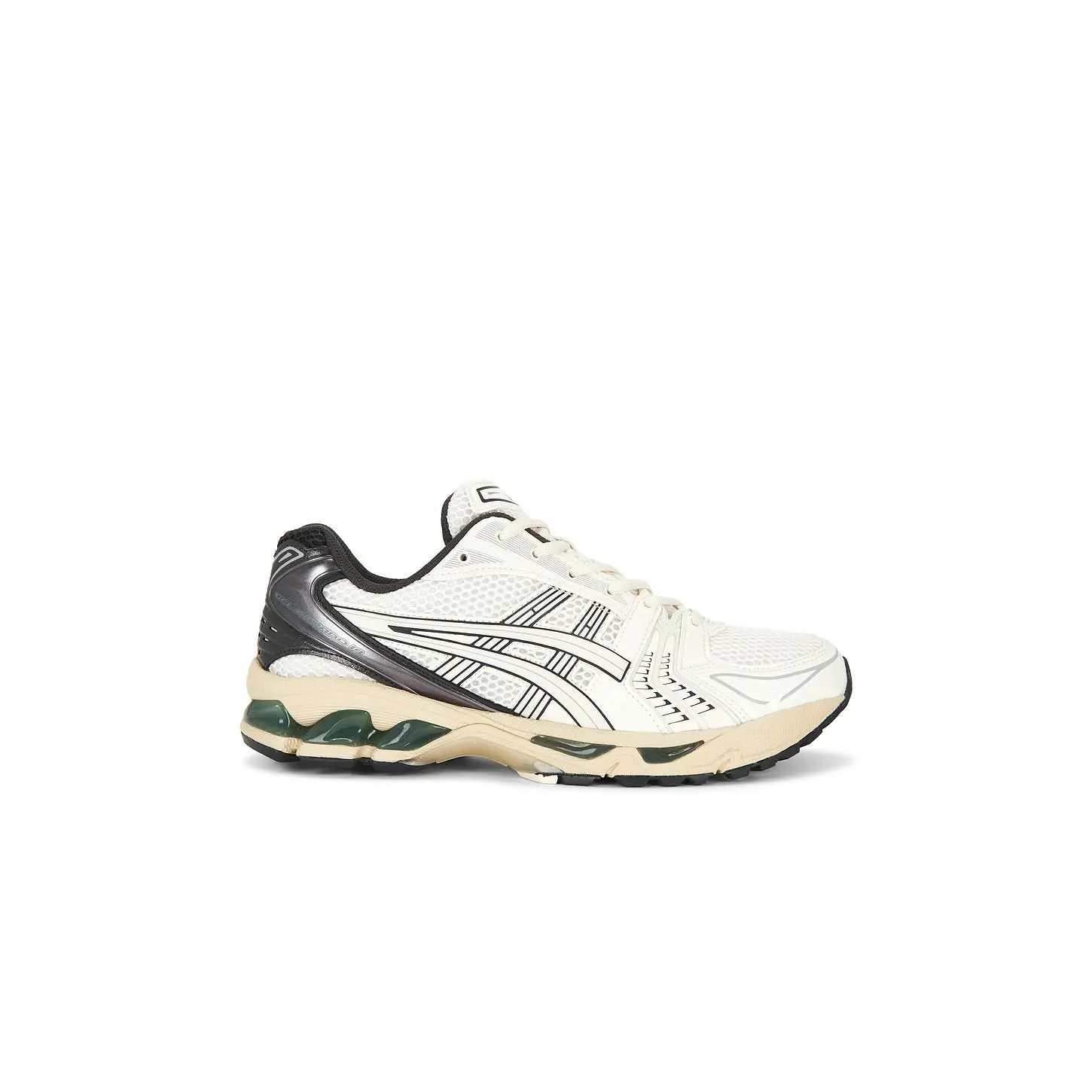 Asics Gel-Kayano 14 in Cream & Obsidian Grey