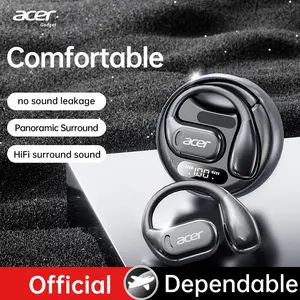 Acer OHR510 TWS Open Ear Bluetooth 5.4 Earbuds 300mAh Charging Case ENC Clear Call Type-C Fast Charge Sport Wireless Headphones for iOS Android