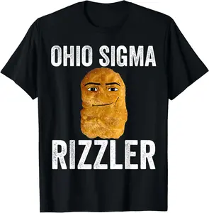 100% cotton Unisex Ohio Sigma Rizzler T-Shirt