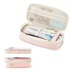 decuwat Big Capacity Pencil Pen Case Office College School Large Storage High Capacity Bag Pouch Holder Box Organizer for Teen Girl Boy Men Women