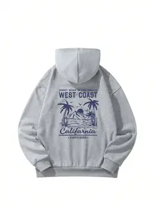 A Casual Printed Hoodie For Girls And Children, Warm Hooded Sweatshirt For Autumn And Winter Students, Long Sleeved With Plush And Thick Top - A Fun Hoodie For Little Adventurers, Ready For Outdoor Fun! Hoodies Tween Girl Clothes Kids Clothes Girls