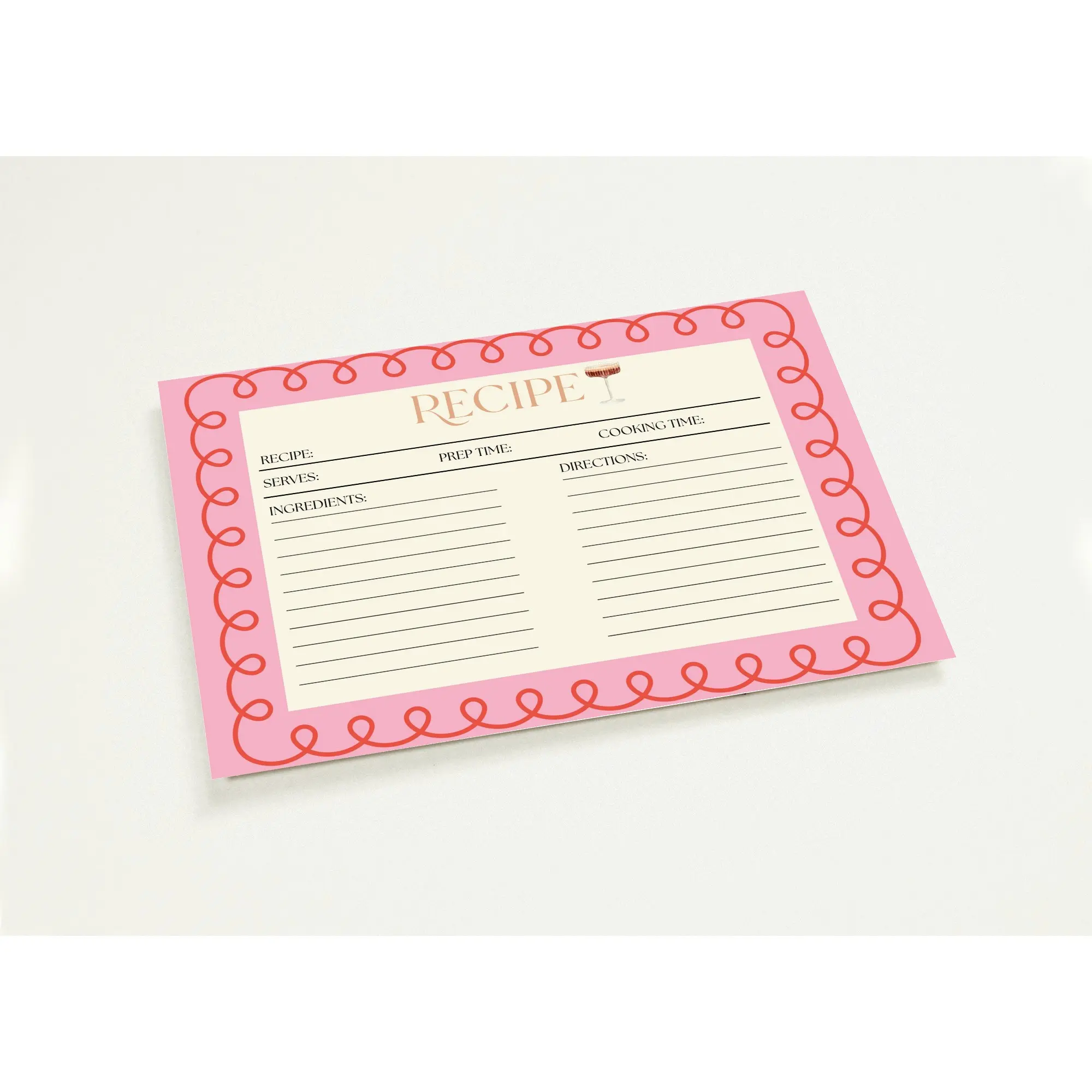 Pack of 10 Espresso Recipe Cards