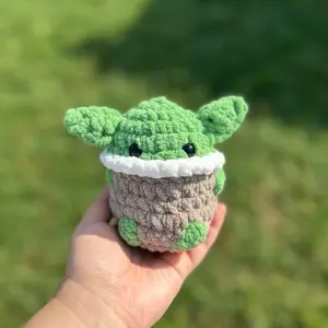 Hand crocheted Green guy