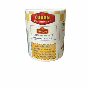 Menu cubano en taza | Frases cubanas en taza de 11oz Mugs Coffee Drinkware