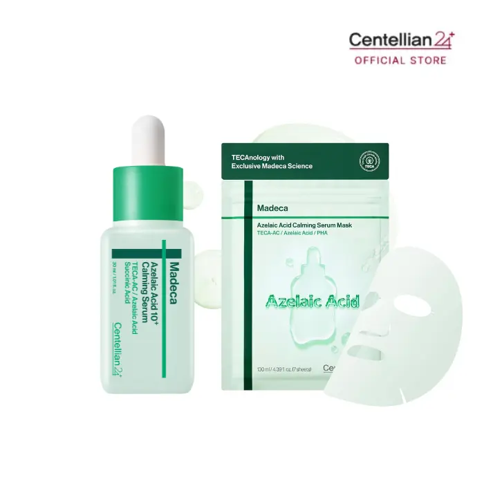 [NEW][Centellian24] Azelaic Acid Calming Serum & Mask | 10% Azelaic Acid | Pore & Sebum Care | Redness & Soothing Care | Gentle Exfoliation | Smoother Skin Texture | Korean Skincare