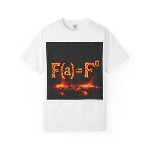 F(a)=F Equation Graphic Tee | Math Formula Fire Design