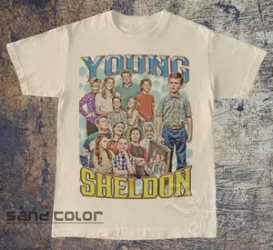 RETRO YOUNG SHELDON shirt  Young Sheldon Fan, Billy Sparks, Dr John Fan, Zoe Perry, Mary Cooper, Sheldon Cooper,