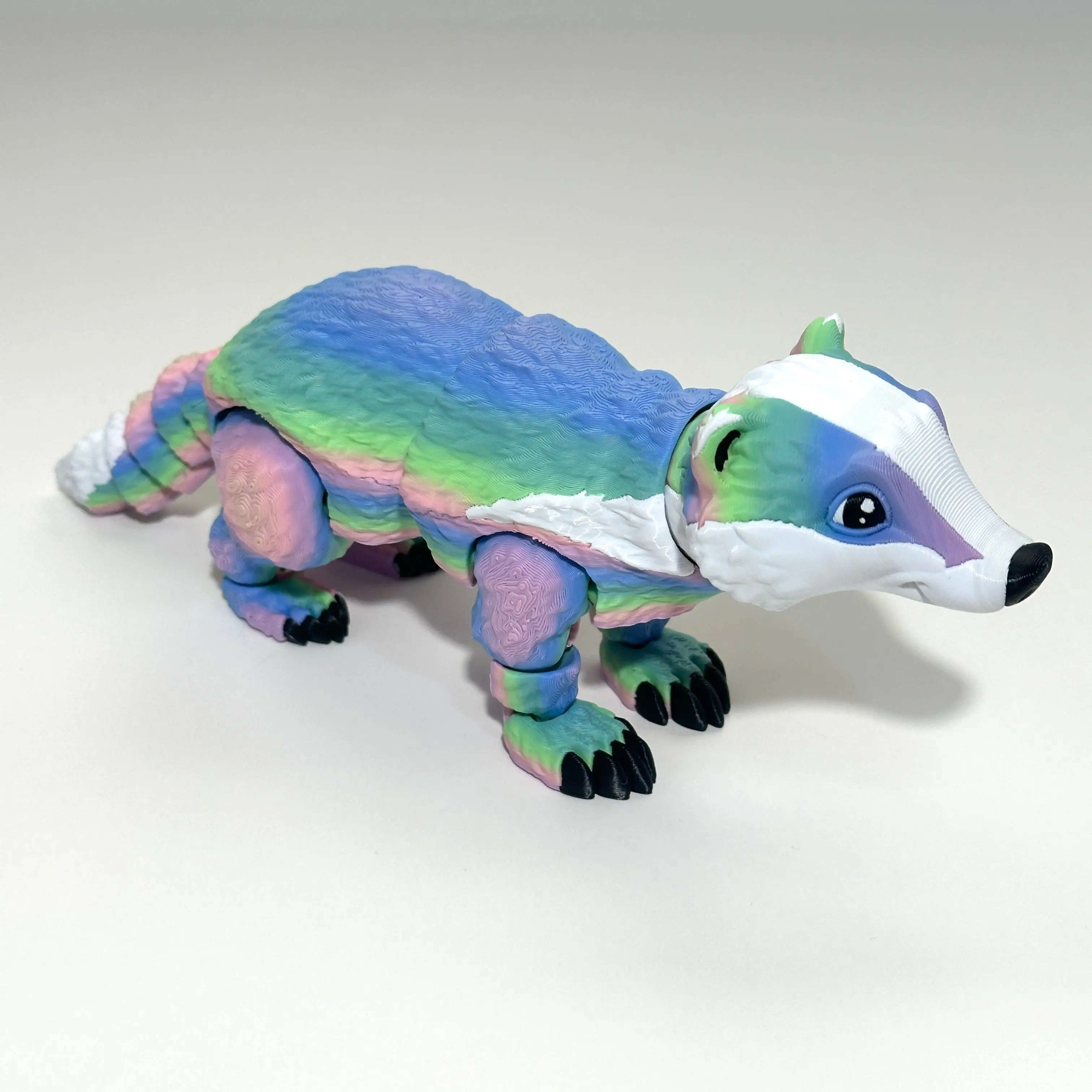 Flexi Badger - 3D Printed Articulating Figure