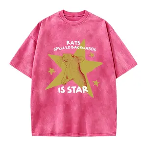 Rats Spelled Backwards is Star - Silly Rat Shirt Funny Animal Graphic Tee - weird t shirt