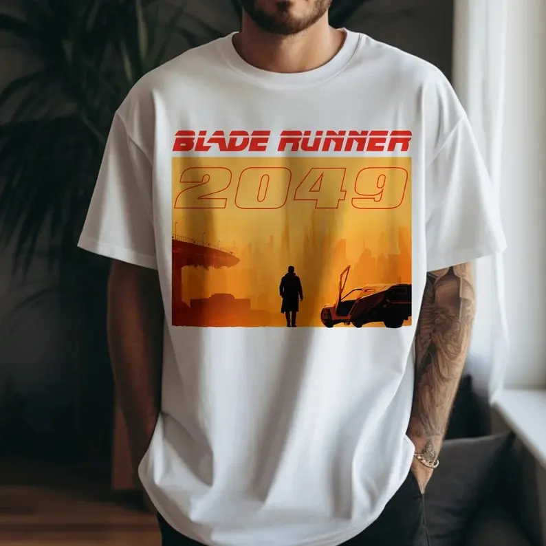 Blade Runner 2049 Shirt, Action Sci-Fi Movie Memorabilia, Blade Runner Graphic Shirt, Harrison Ford Ryan Gosling Movie Lover Gift