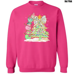 Adorable Snowmen & Tree Sweatshirt 'NLB'