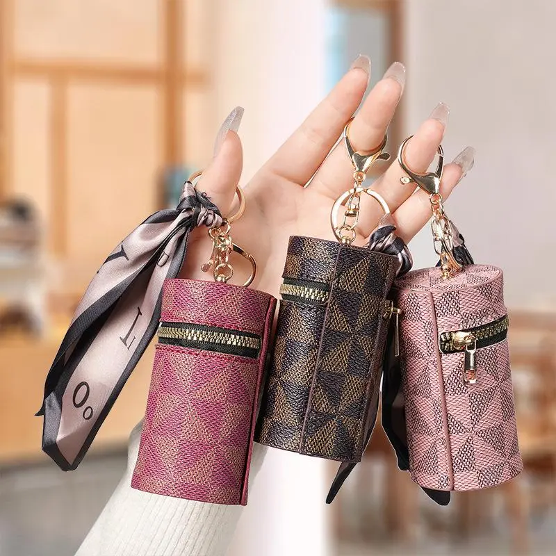 New Compact PVC Coin Purse - Women's Purse Accessory, Pendant Keychain, Earphone Storage, Lipstick Holder, Bags For Women Purses