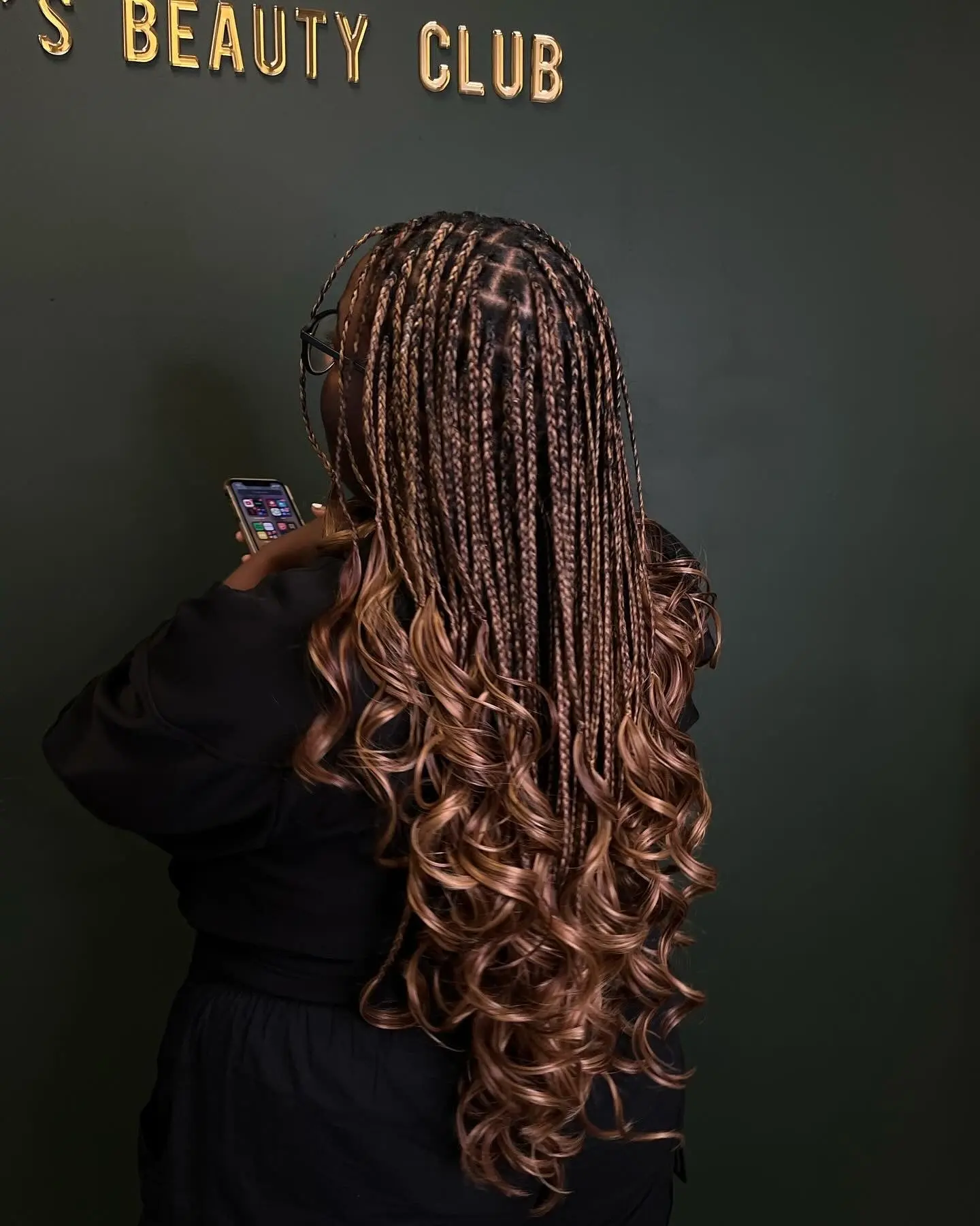 FRENCH CURL BRAIDING HAIR