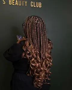 FRENCH CURL BRAIDING HAIR