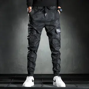 Camouflage Cargo Pants Men's Ankle-Banded Casual Pants Multi-Pocket Everyday Joker Casual Men's Slim-Fitting Ankle Length Trousers pants  men