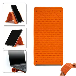 Flexible Adjustable Silicone Phone Stand, Foldable & Bendable Holder for iPhone iPad Android Phone, Multi-Angle Desktop Stand, Non-Slip Strong Grip, Portable for Office, Home, Travel, Perfect Gift for Video Calls, Streaming & Gaming