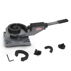 Universal Bender, High Precision Metal Bender for Steel, Brass, Copper and aluminum, Cast-Iron Steel Frame Scroll Bender with 3 Metal Scroll Bender SBG-30