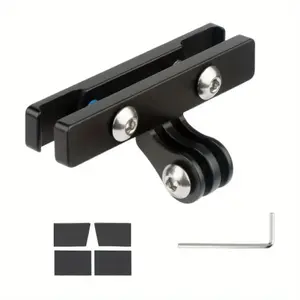 Bicycle seat post mounting bracket, saddle light conversion adapter