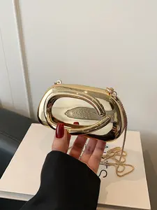 2025 New Acrylic Mirror Red Bag | Retro Luxury Shell Shaped Evening Party Crossbody Bag for Women Vintage Chic Purse