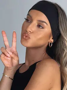 1pc Sports Sweat-Absorption Headband, Sweat Wicking Headband, Running Fitness Hair Band For Protecting Forehead Casual Turban Headband Sweatband, Headbands Fall Winter Hair Accessories For Women Soft Sweat Absorbing Headband