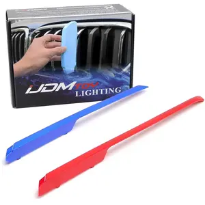 iJDMTOY Exact Fit Iconic 3-Color Grille Insert Trims For 2024-up G45/G48 X3 w/Vertically & Diagonally Arranged Bars