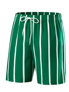 Summer Casual Vertical Stripes Beach Pants, Quick-Dry Breathable Loose Surfing Shorts, Comfortable Summer Swimwear