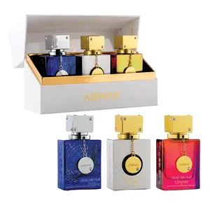 ARMAF CLUB DE NUIT GIFT SET 3 PCS FOR MEN ( ICONIC , IMPERIALE , UNTOLD ) EAU DE PARFUM