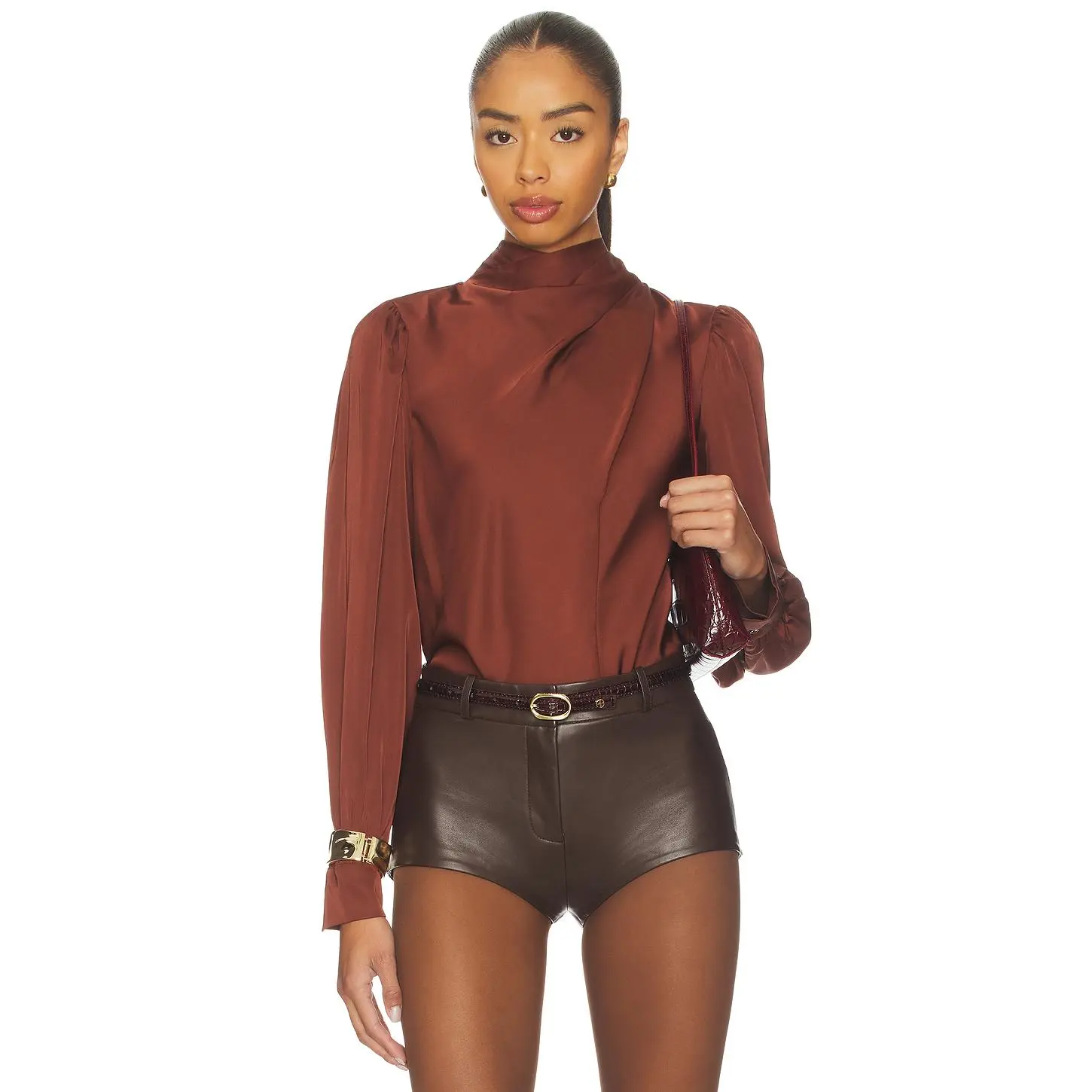 ASTR the Label Ivonne Top in Rust