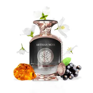 Anfar 1950 Artisan Noir Pour Femme Extrait de Parfum for Women 3.4 fl oz 100ML Litchi Turkish Rose Cashmeran Floral Heart Indulgent Base Luxurious Rose Gold Bottle