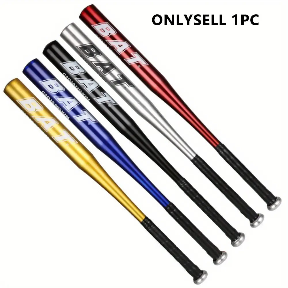 1pc Thick Full-Aluminum Baseball Bat, 51cm High-Hardness Lightweight Durable Design, Ideal for Adult Outdoor Training & Game, Batting Practice Equipment, Blue, Sport