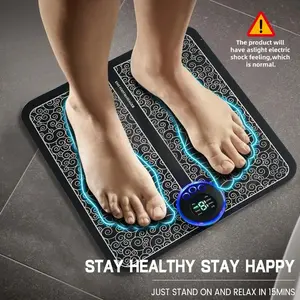 Portable Sole Massage Pad with Stickers, USB Charging, Muscle Massagers, USB Rechargeable Massagers, Ideal for Foot Relaxation, Best Gift, Yhk840 Model, New Condition
