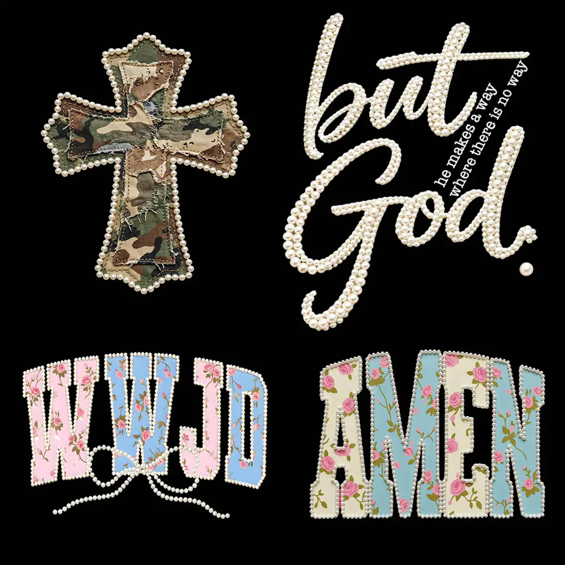 "But God" DTF Transfer (Not Pearl) - He Makes A Way - Faith · Trust · Promise - Suitable For T-shirts, Bags & Fabric Decor, Washable Iron-On Stickers, Christian Motivation Heat Transfer Decals