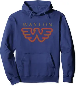 Waylon Jennings - Official Merchandise - Flying W Logo Pullover Hoodie SIZE S-5XL
