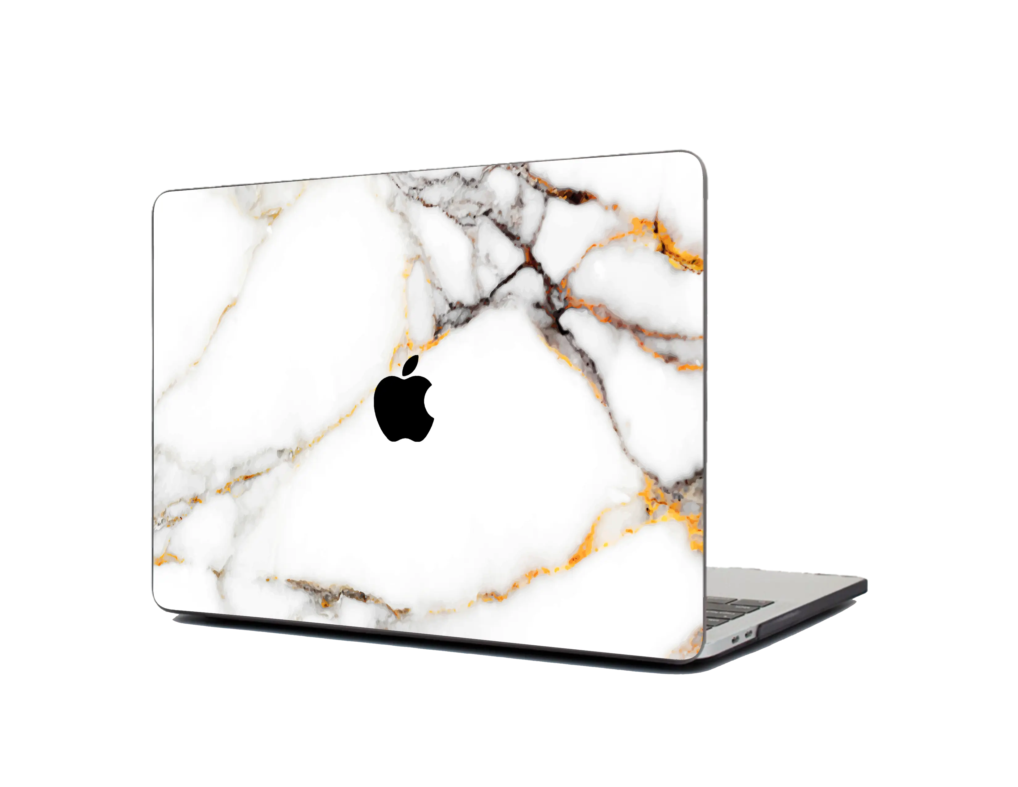 White Marble Textured Laptop Skin