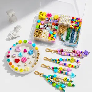 421PCS Beaded Keychain Making Kit for Women,Acrylic Heart Star Flower Letter Alphabet Bag Beads DIY Key Chain Charm Supplies Crafts Accessoriess Jewerly Making Kit for Kids Girls Boys