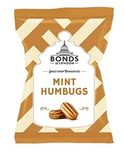 Bonds Of London English Mint Humbugs Imported From The UK England The Very Best Of British Mint Hamburgs British Candy Sweets