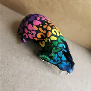 Lisa Frank Styled Skull