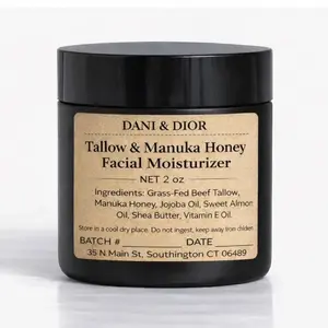 Tallow & Manuka Honey Face Moisturizer 2oz