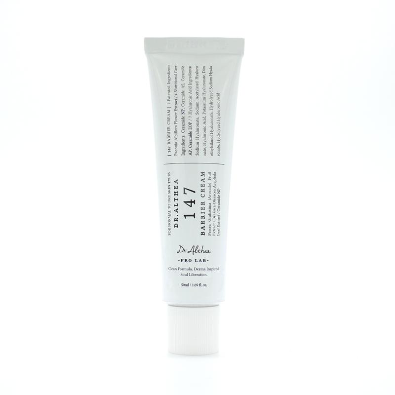 Dr.Althea 147 Barrier Cream 50ml - Lightweight Hydrating & Brightening Formula for Sensitive Skin with Niacinamide & Shea Butter
