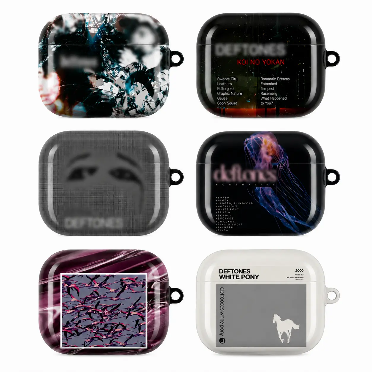 Def.t0nes Album AirPods Case - Music Cover for AirPods 1-4 and AirPods Pro Case, Shockproof Protective Sleeve for AirPods