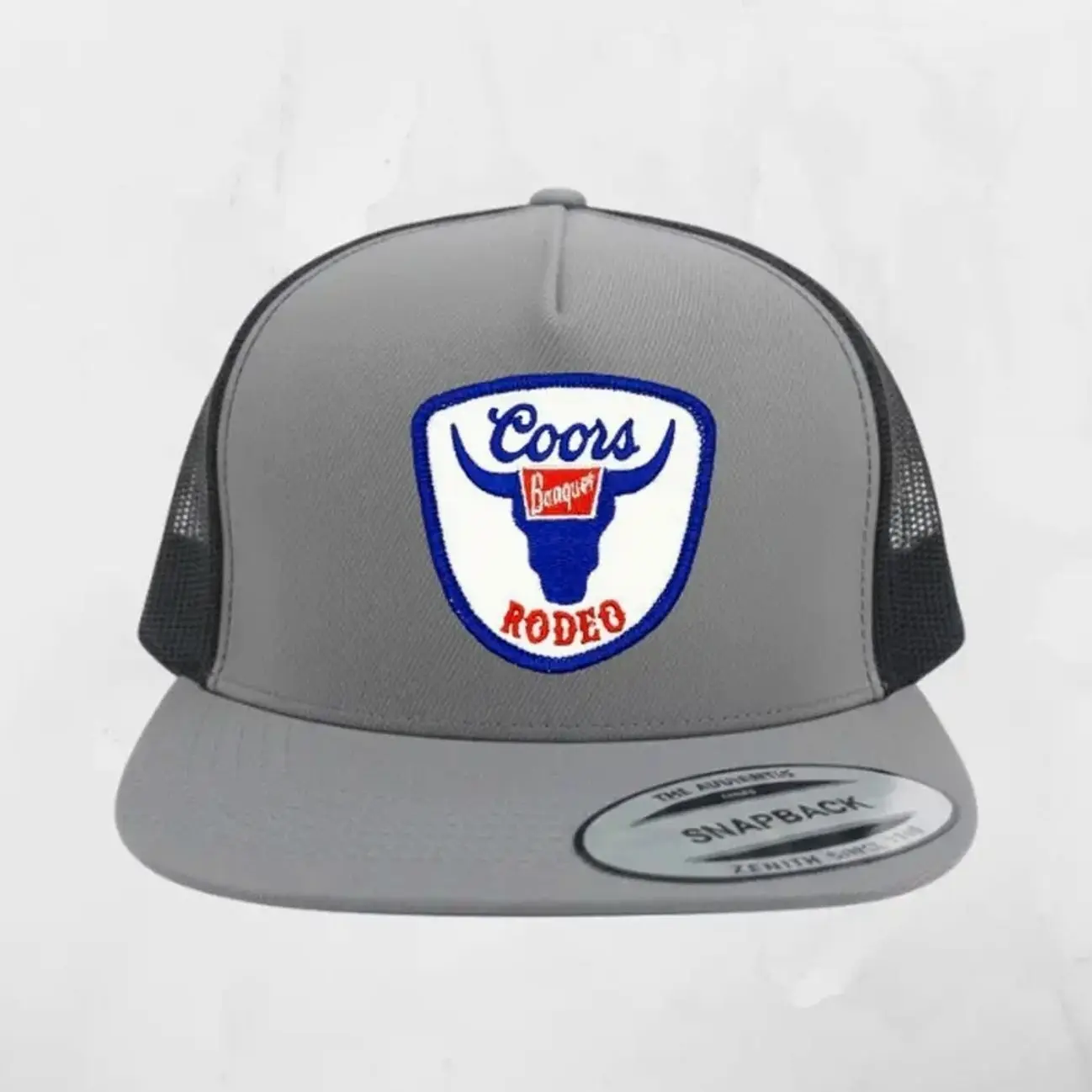 Coors Banquet Rodeo Patch Embroidered Retro Hat Trucker Hat Many Colors Snapback Hat, Unisex Casual Street Style and Partying Vintage Gift For Him