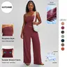 Katch Me Chic(US/CN)Women's Casual Color Matching Stripe Slim Tube Top & Low-Rise Wide Leg Trousers Co-ord, Lightweight Wrinkle-Resistant Spring & Summer Outfits, Skin-Friendly Two Piece Sets #TikTokMadeMeBuyIt #TwoPieceSet #SummerEssentials Cropped Soft