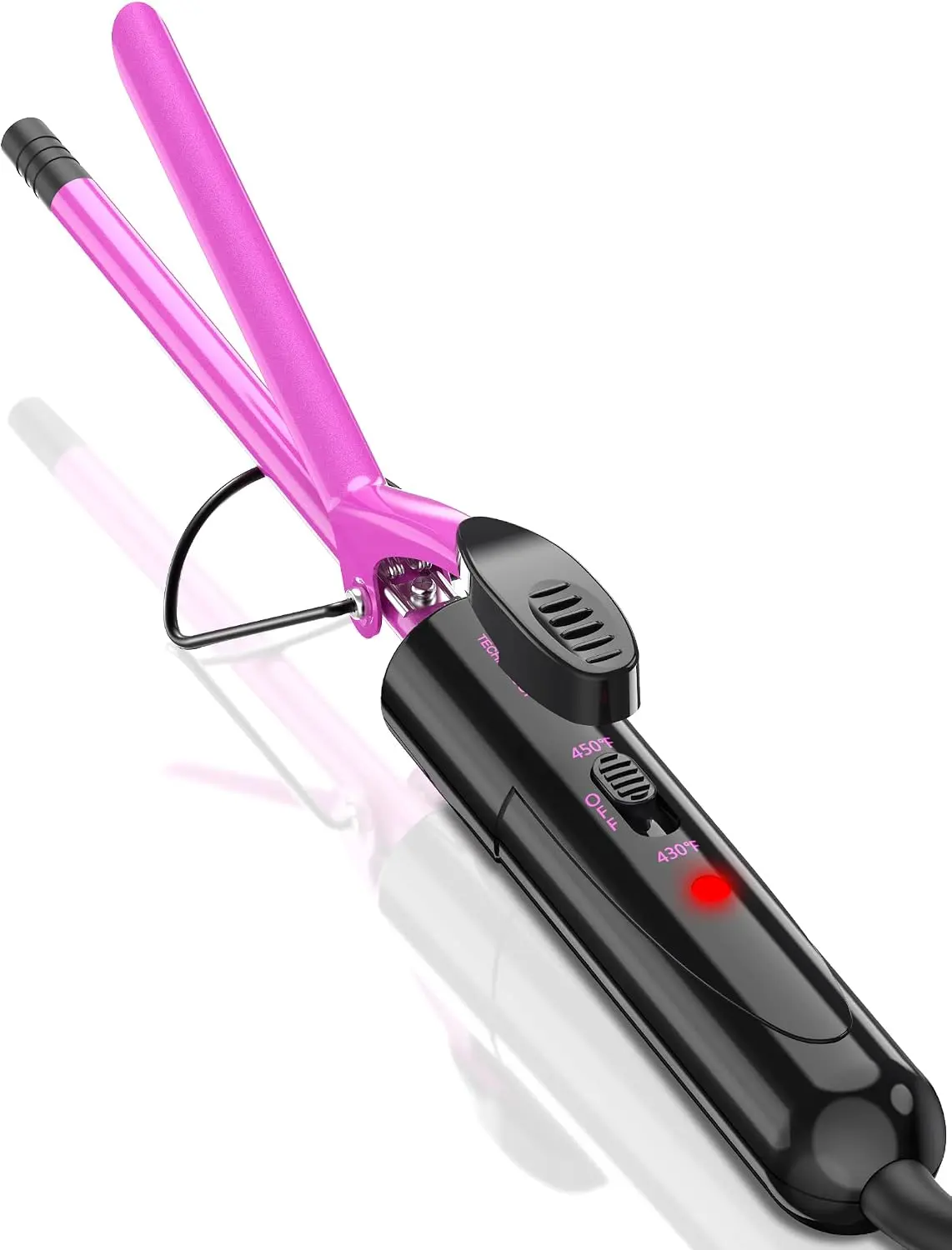 Ceramic Hair Curler - 3/8 Inch (9mm) Pencil Curling Iron for Short Hair