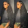 Bling Hair Human Hair Wig Deep Wave 13x4 13x6 Transparent HD Lace Frontal Wig for Women Pre Plucked Brazilian 4x4 Lace Closure Wig Curly 30 Inches 180% Natural Hairline SoHoChic Style #tiktokshopstockup #SohoChic