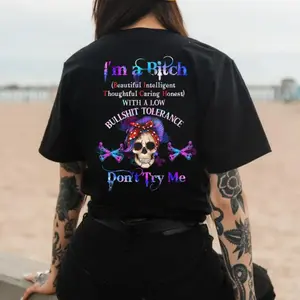 Don't Try To Figure Me Out Skeleton Lady Graphic Hoodie, Skull Shirt, Gifts For Men For Women, Joke Sweatshirt, Trending Tee