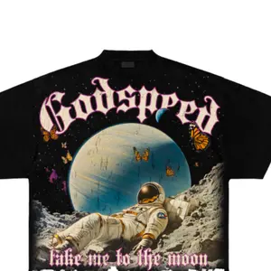 Godspeed Astronaut Graphic Unisex T-Shirt – Space Streetwear Art Tee